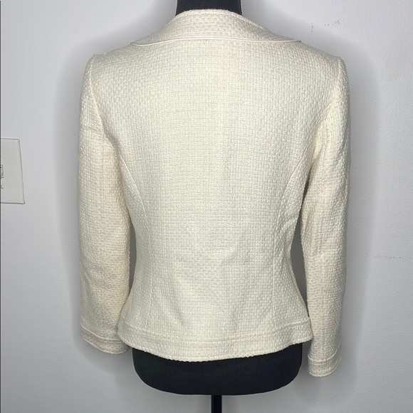 BANANA REPUBLIC Cream Women's Blazer Suit Jacket - Picture 3 of 10
